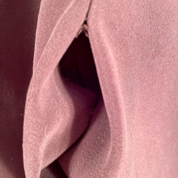 CHOCOLATE ULTRA SUEDE PANTS SUIT by TALBOTS SIZE 8 - Picture 10 of 11